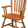 Amish Post Paddle Arm Chair