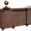 Amish Georgetown Executive Office Desk Back Detail