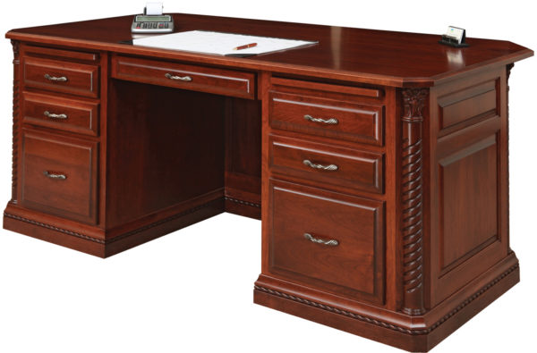 Amish Lexington Deluxe Executive Desk