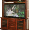 Amish Lexington Deluxe TV Stand with Hutch