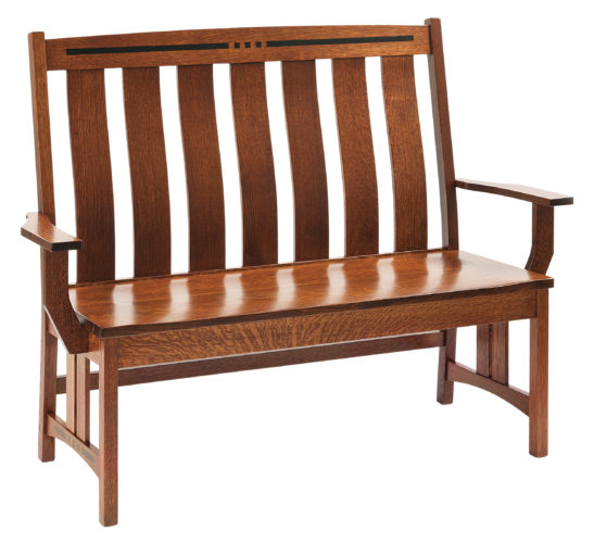 Amish Colebrook Wooden Bench