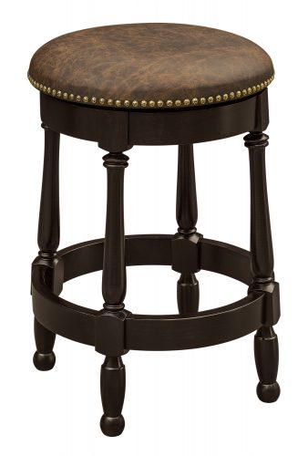Amish Cosgrove Leather Barstool