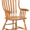 Amish Jumbo Bent Paddle Dining Arm Chair