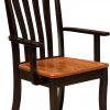 Amish Canterbury Arm Dining Chair