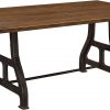 Amish Iron Forge Dining Table