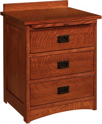 Amish Jacobson 3 Drawer Nightstand