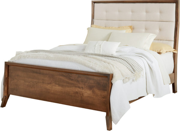 Amish Tucson Fabric Panel Bed