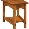 Amish McCoy Open Wedge End Table