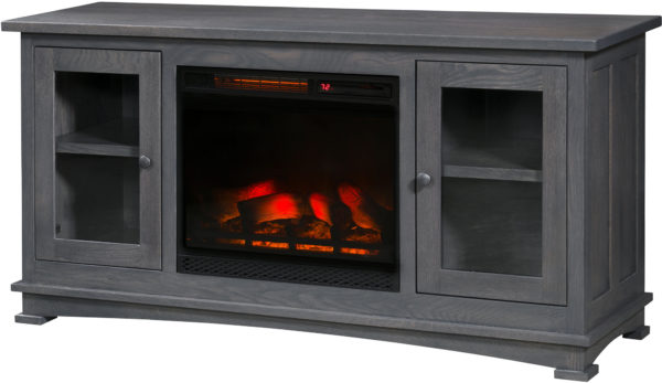 Amish Kenwood Fireplace TV Cabinet