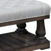 Custom Imperial Cushioned Coffee Table Detail View