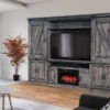 Amish Durango Fireplace Wall Unit Room View
