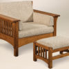 Amish Pioneer Chair and Footstool