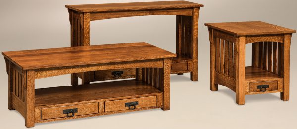 Amish Adams Occasional Table Set