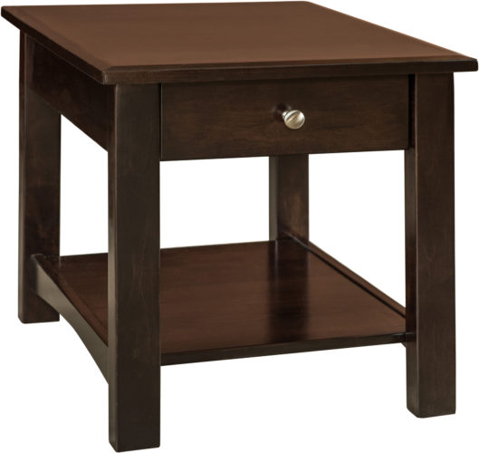 Amish Sunset Large Open End Table