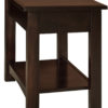 Amish Small Sunset Open End Table without Drawer