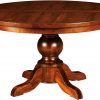 Amish Carson Single Pedestal Table