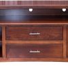 Asher 60 inch Flat Screen TV Cabinet With Two Doors and Two Drawers