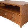Asher 48 inch Flat Screen TV Cabinet Side View