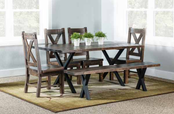 Amish Laredo Trestle Dining Room Set
