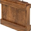 Amish Sheridan Bench Leaf Storage Box Detail