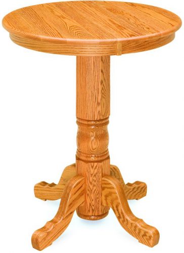 Amish Traditional Round Pub Table
