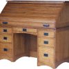 Mission Amish Roll Top Desk shown Closed