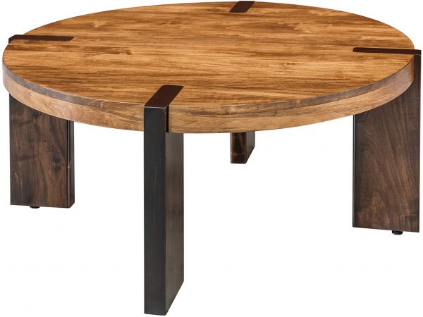Amish Olympic Round Coffee Table