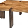 Amish Olympic Coffee Table with Square Top