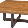 Amish Xcell Square Coffee Table with Two-Tone Finish