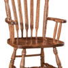 Amish Post Paddle Dining Arm Chair