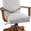 Amish Zeeland Desk Chair with Optional Arms