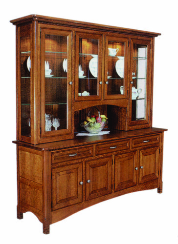 Amish West Lake Wood Hutch