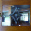 Amish Cape Cod Leaded Glass Detail
