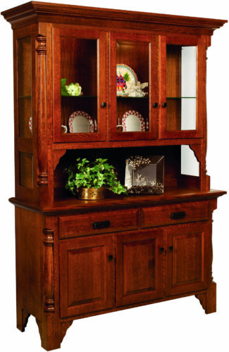 Amish Mattina Three Door Hutch