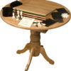 Oak Game Table Showing Pieces
