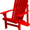 Adirondack Chair Painted Fire Engine Red