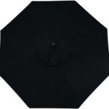 Market Umbrella Series with Black Signature Umbrella