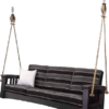 Black Mission Sofa Poly Rope Swing