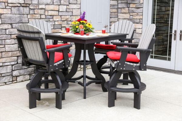 Poly Square Pub Table Set