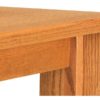 Amish Leg Mission Dining Table Detail