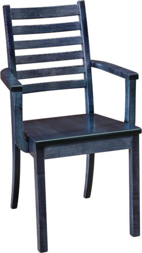 Amish Maple City Dining Chair with Arms