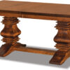 Custom Scottville Dining Table with Double Pedestal Base