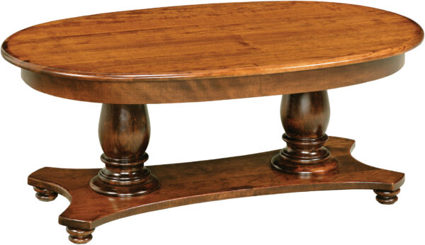 Custom Mason Oval Coffee Table
