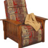 Amish Barwick Style Slat Wall Hugger Chair