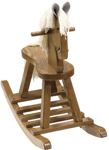 Amish Classic Rocking Horse with Flat Seat