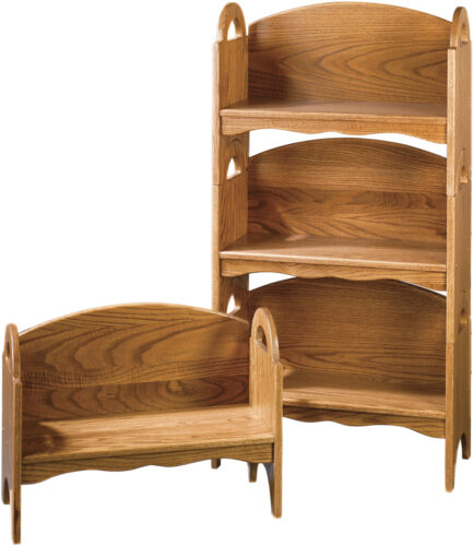 Amish Comback Deacon's Bench or Stacking Bookshelf