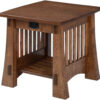 Amish Craftsman Mission Style End Table shown with Drawer