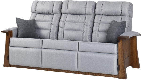 Amish Craftsman Mission Style Wallhugger Sofa Recliner