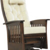 Amish Finley Deluxe Swivel Glider with Headrest