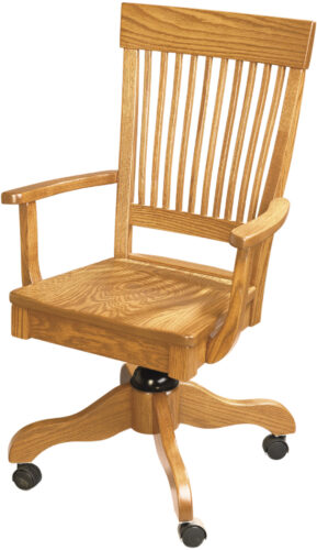 Amish Dillard Desk Chair with Arms